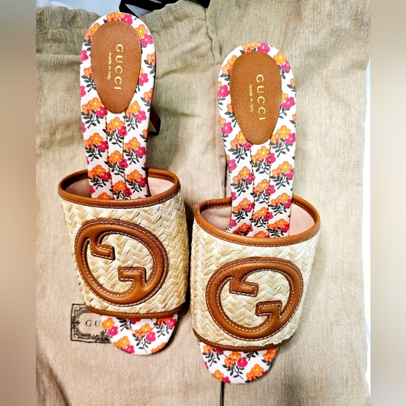 Gucci Palmi Palmy 41.5 Sandal NWT - Picture 5 of 9